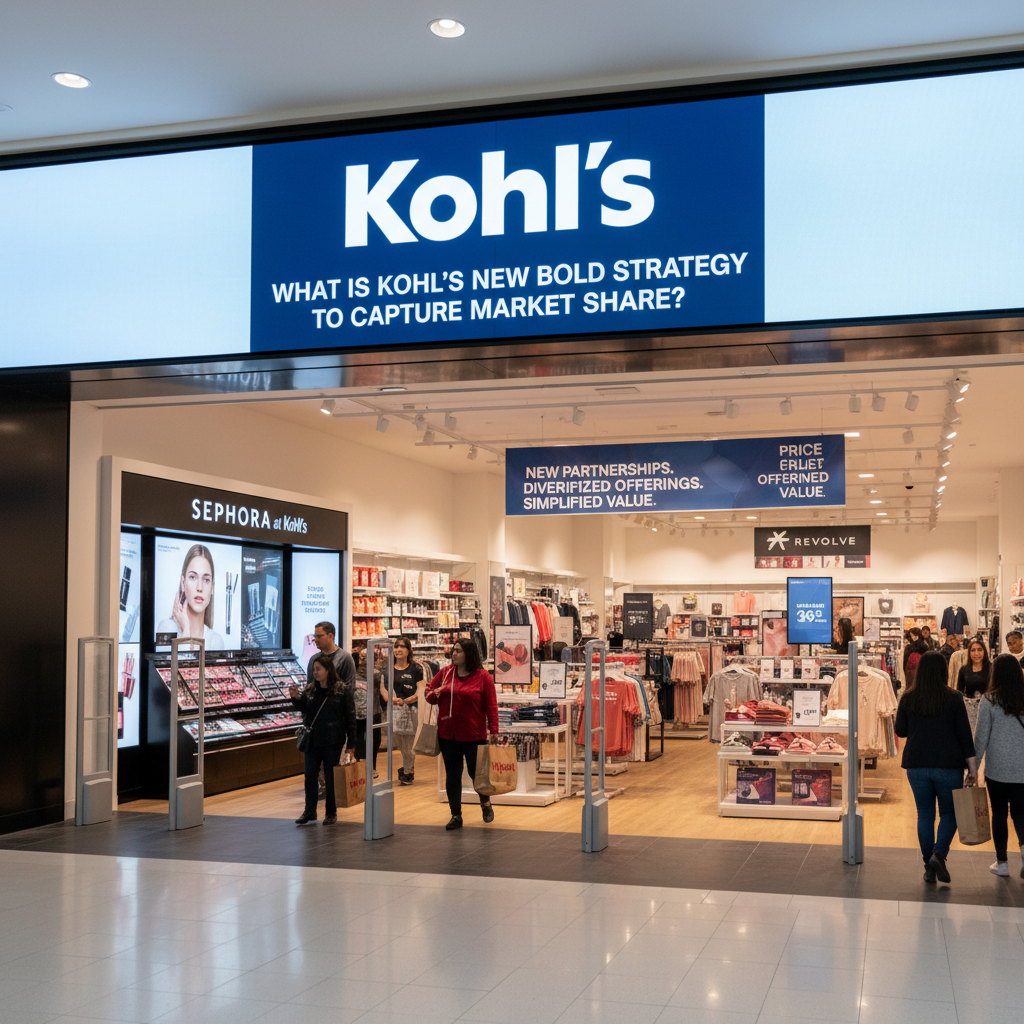 What Is Kohl's New Bold Strategy to Capture Market Share?