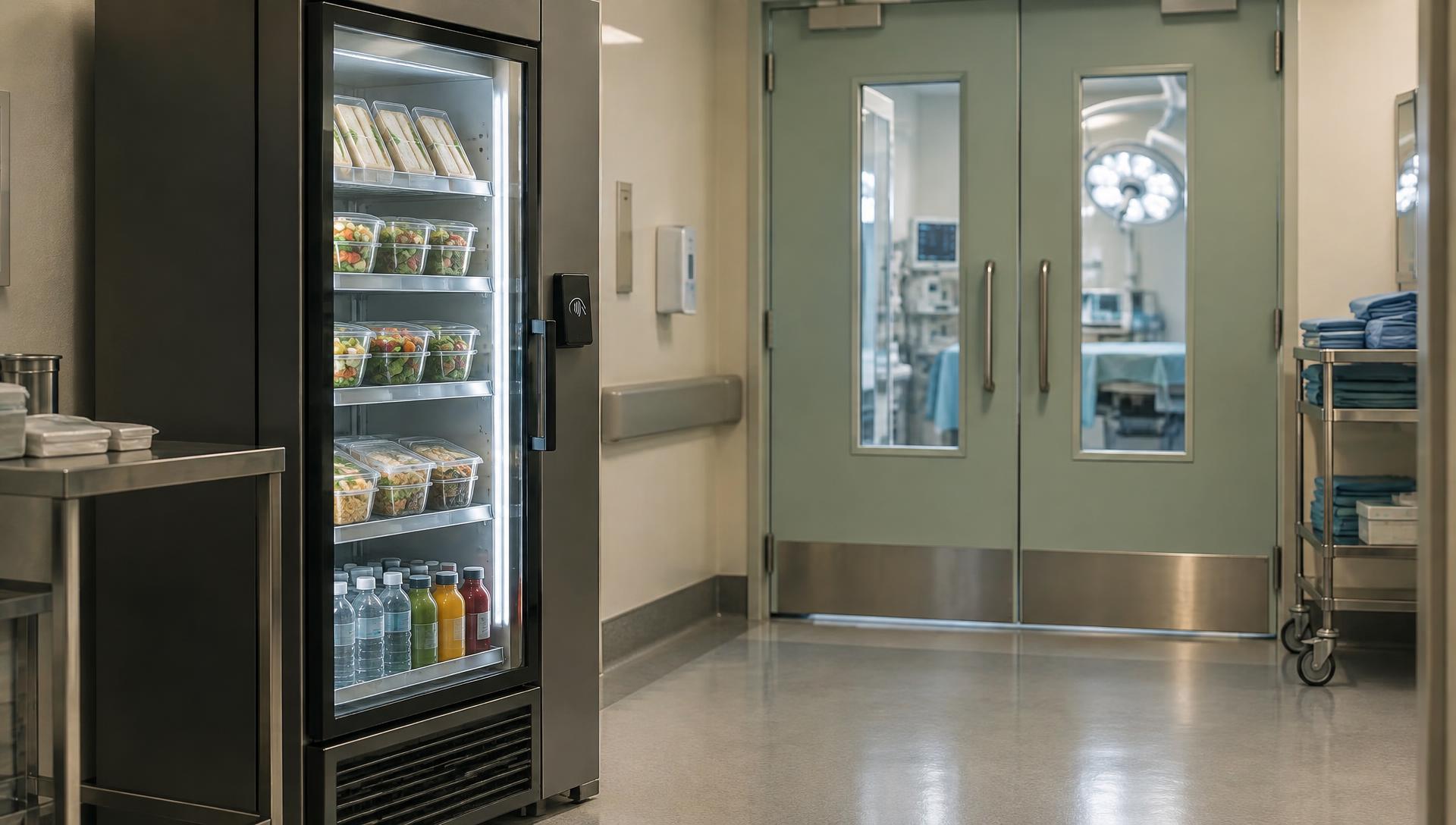 Carrefour Belgium takes BuyBye autonomous fridges to a hospital operating theatre as network heads for 12 sites