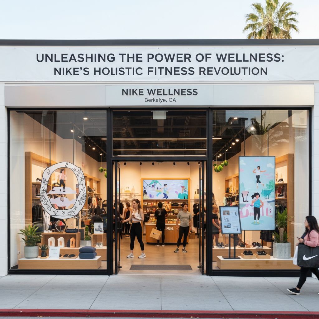 Nike's new Berkeley wellness store, part of its holistic fitness revolution.