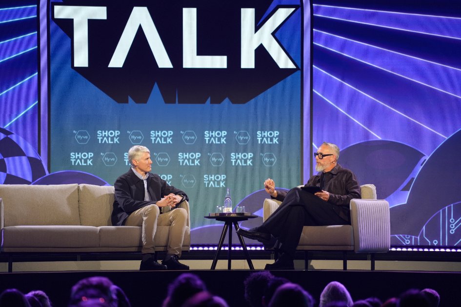 Arc'teryx CEO Stuart Haselden in conversation with Nick Blunden of The Business of Fashion on the Shoptalk Europe headline stage.