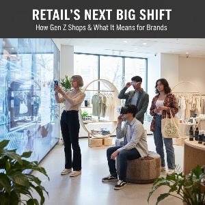 Gen Z shoppers embracing digital retail, seeking authentic brands and sustainable options.