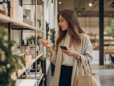 Shoptalk Spring 2026 - A Shift You Can't Ignore: Key consumer figures including ~40% saving preference, +34% gasoline price surge, and $5.3T global e-commerce